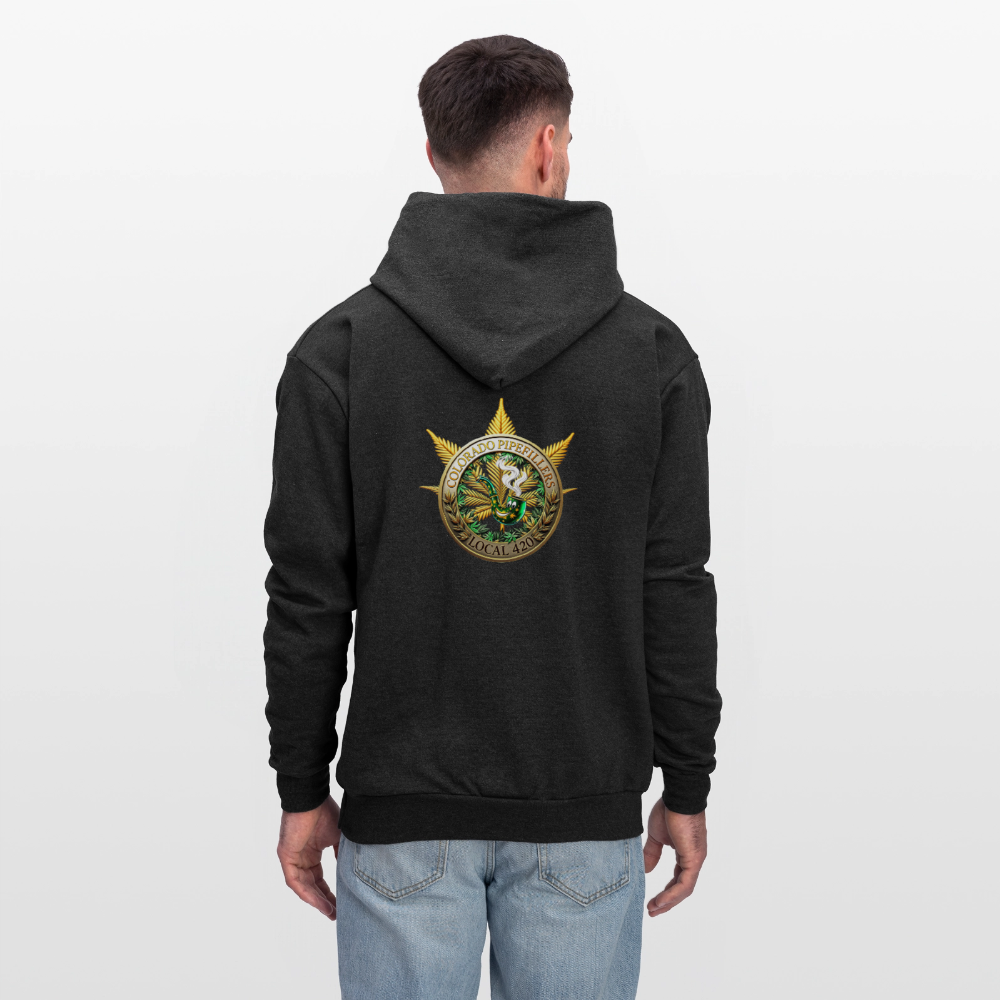 COLORADO PIPEFILLERS LOCAL 420 Men's Hoodie - charcoal grey