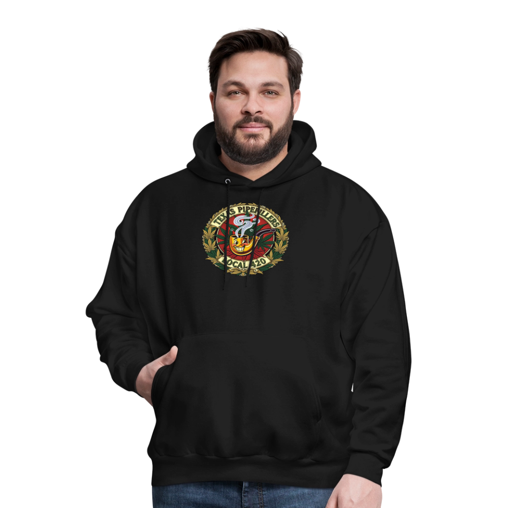 TEXAS PIPEFILLERS LOCAL 420 F.B DESIGN Men's Hoodie - black