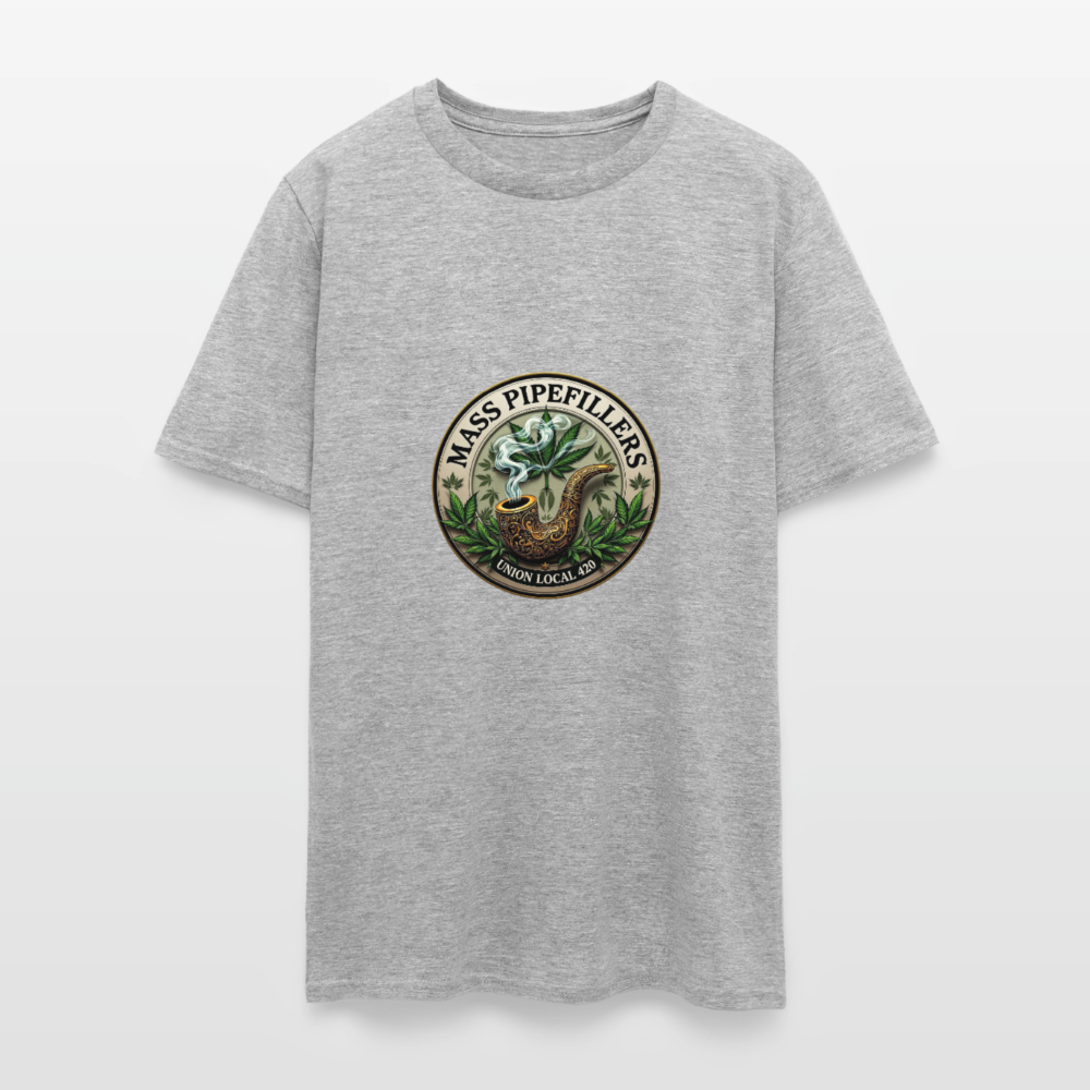 MASS PIPEFILLERS UNION LOCAL 420 Men's T-Shirt - heather gray