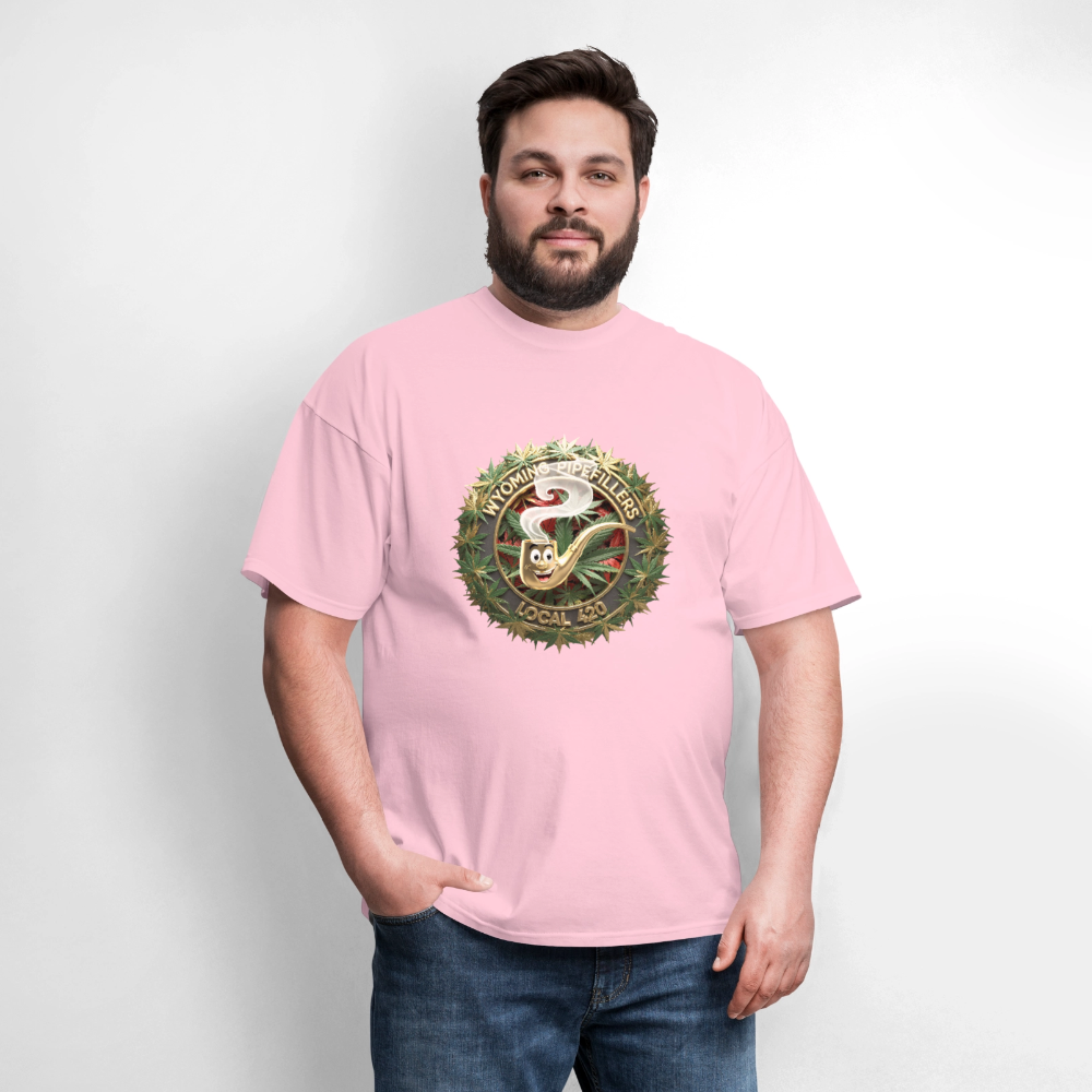 WYOMING PIPEFILLERS LOCAL 420 F/B DESIGN Men's Hoodie - pink