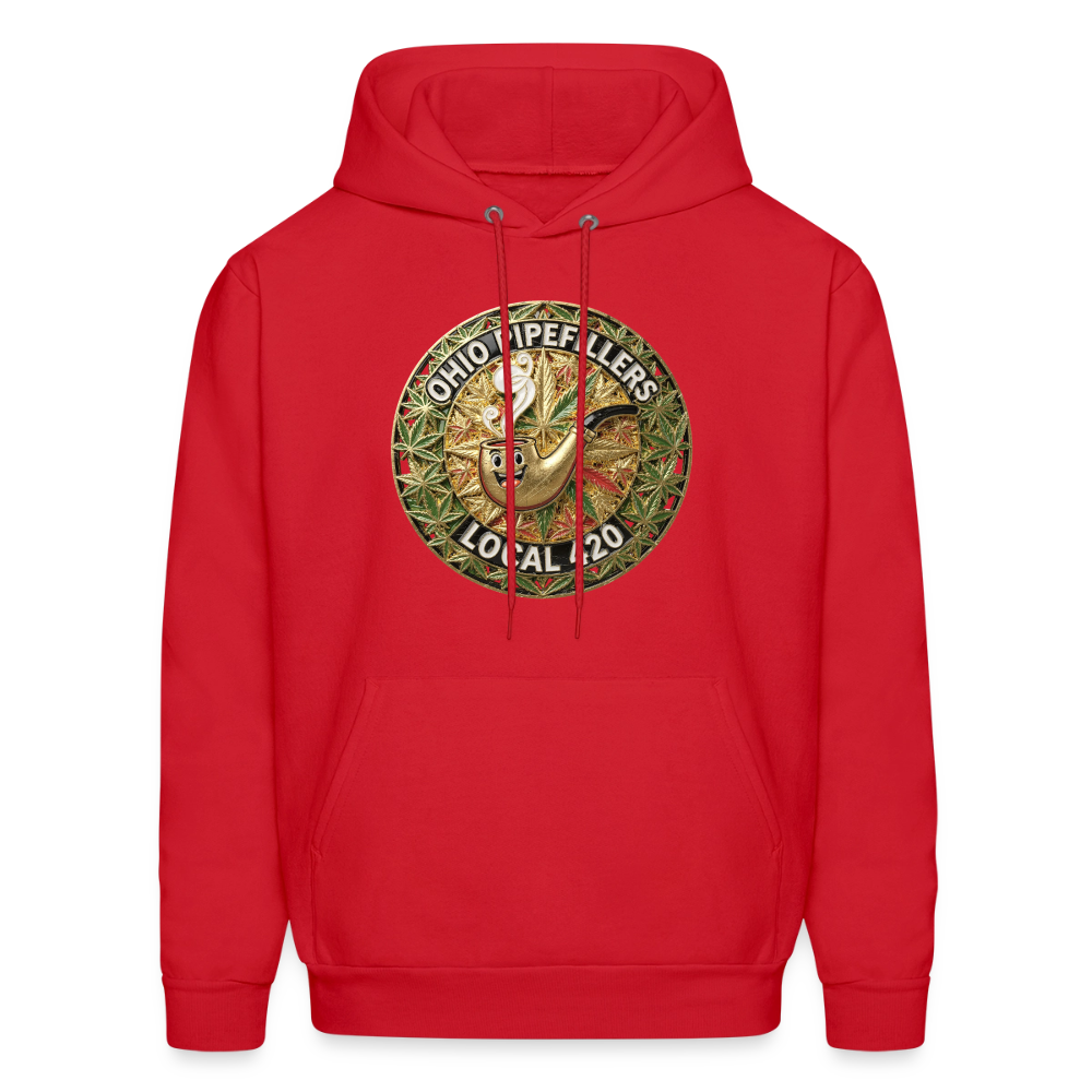 OHIO PIPEFILLERS LOCAL 420  Men's Hoodie - red