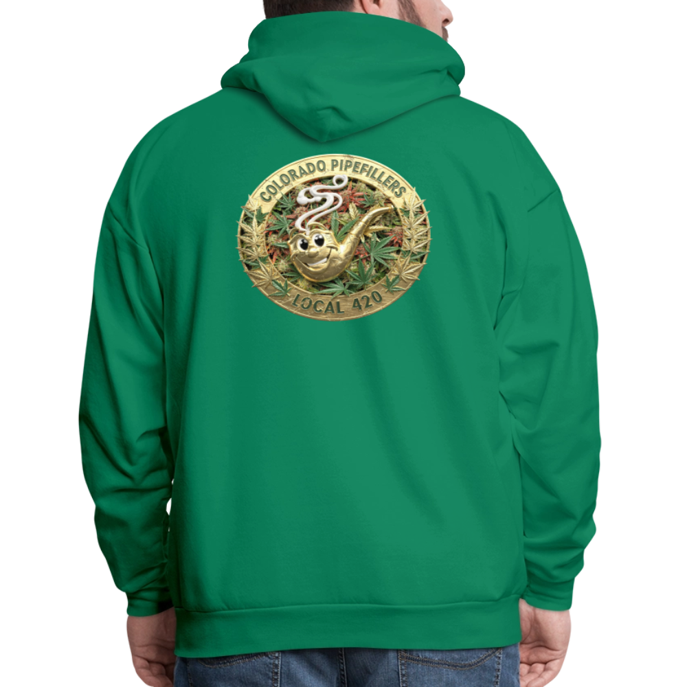 COLORADO PIPEFILLERS LOCAL 420 Men's Hoodie - kelly green