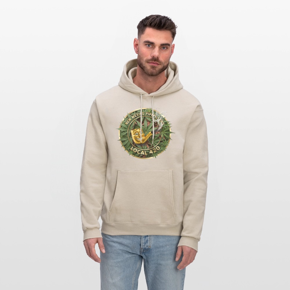 NEW MEXICO PIPEFILLERS LOCAL 420 Men's Hoodie - Sand