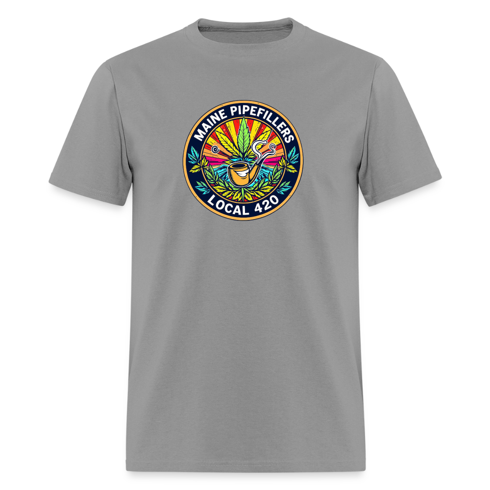 MAINE PIPEFILLERS LOCAL 420 Men's T-Shirt - rock