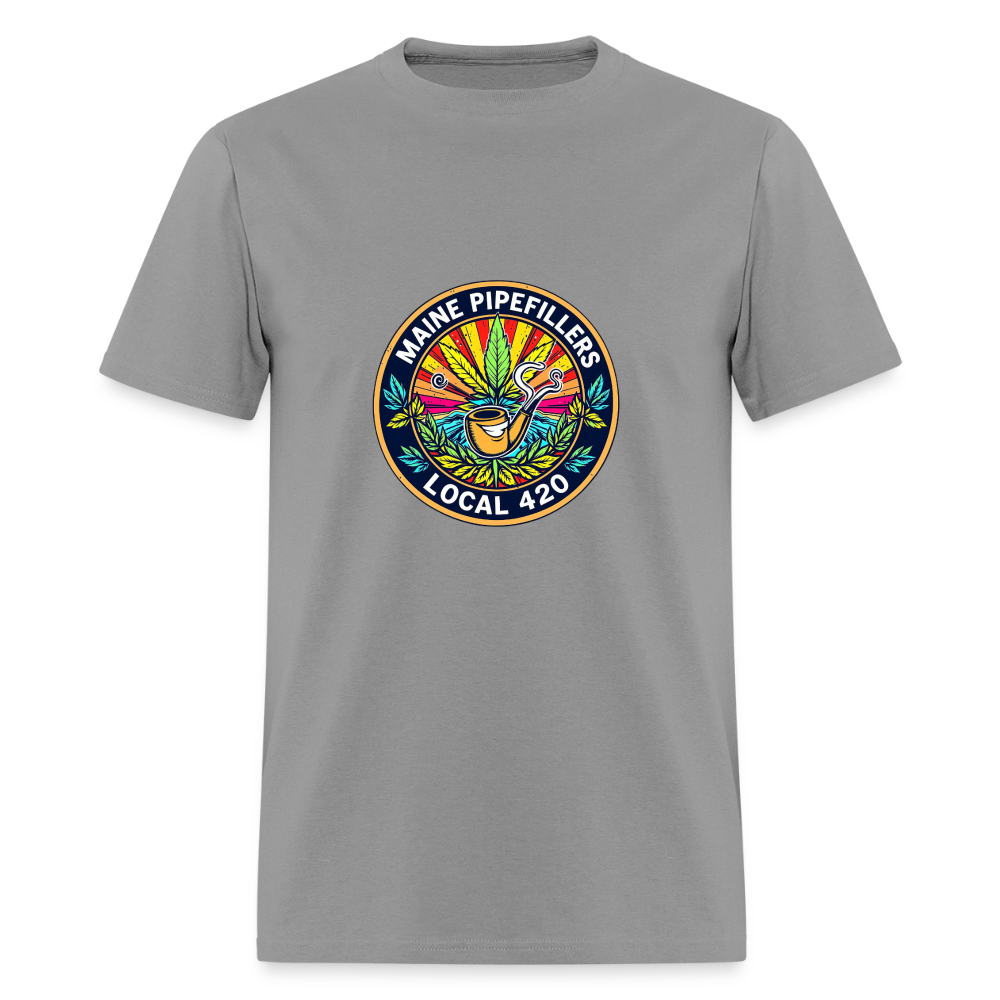 MAINE PIPEFILLERS LOCAL 420 Men's T-Shirt - rock