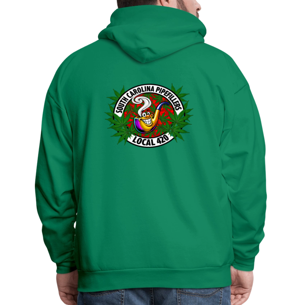 SOUTH CAROLINA PIPEFILLERS LOCAL 420 F/B DESIGN Men's Hoodie - kelly green