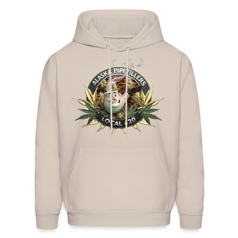 ALASKA  PIPEFILLERS LOCAL 420 F/B DESIGN Men's Hoodie - Sand
