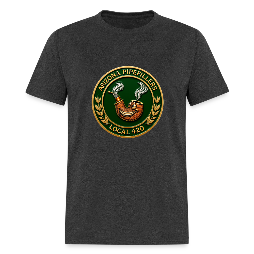 ARIZONIA PIPEFILLERS LOCAL 420 Men's T-Shirt - heather black