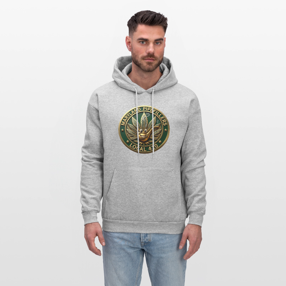 MARYLAND PIPEFILLERS LOCAL 420 Men's Hoodie - heather gray