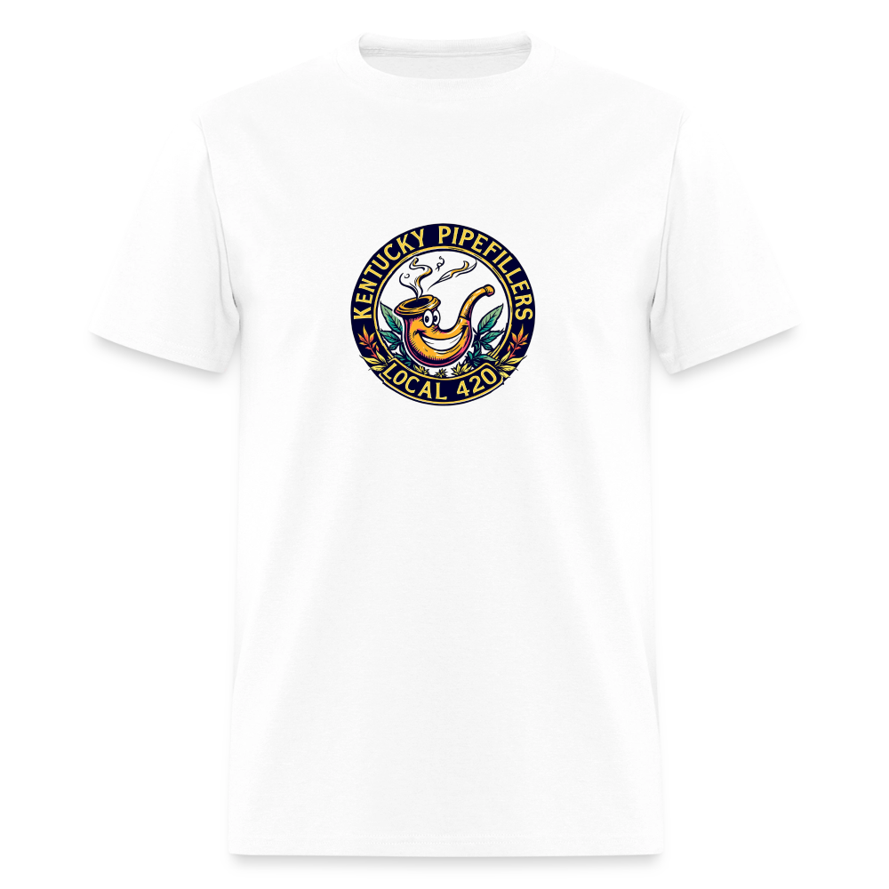KENTUCKY  PIPEFILLERS LOCAL 420 Men's T-Shirt - white