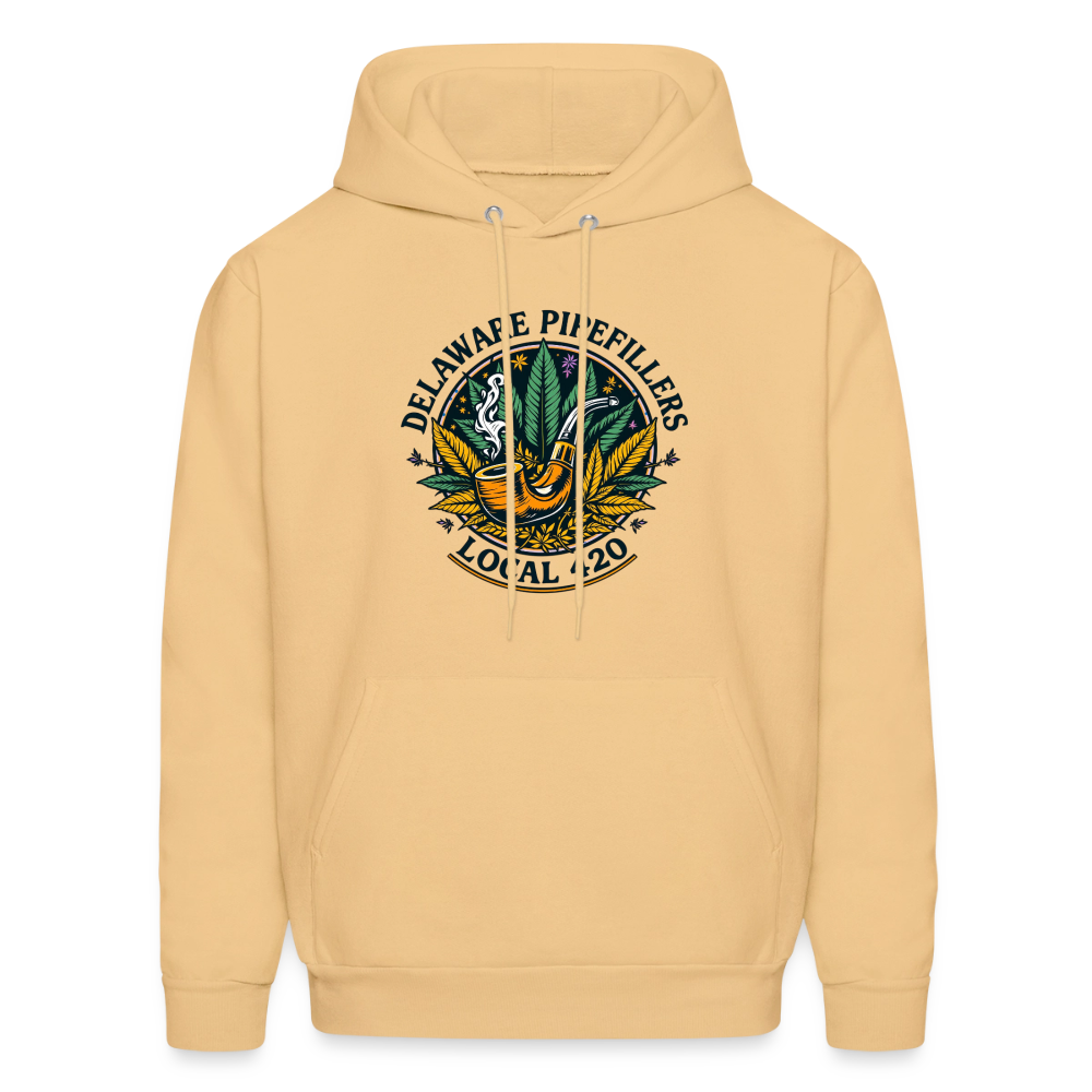 DELAWARE PIPEFILLERS LOCAL 420 F/B DESIGN Men's Hoodie - light gold 