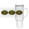 CONNECTICUT PIPEFILLERD LOCAL 420 40oz Stainless Steel Travel Tumbler - white