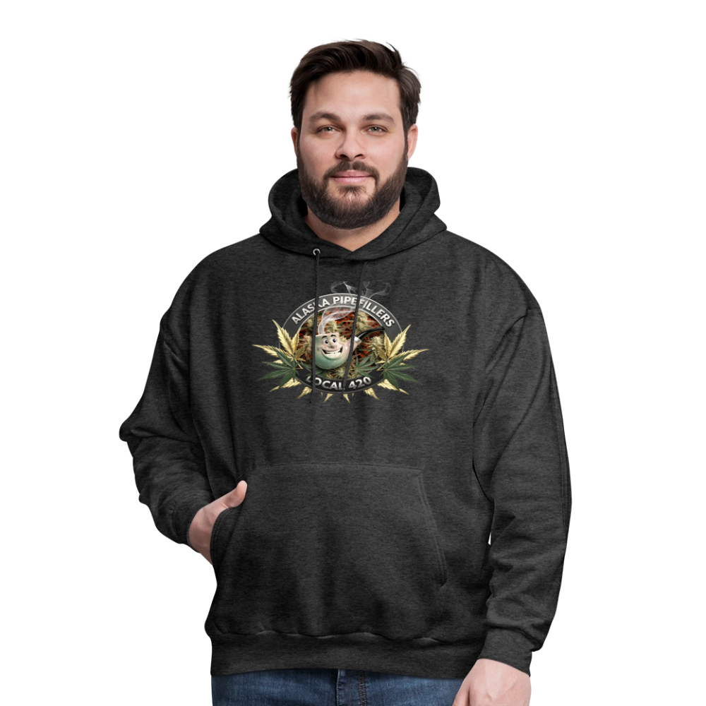 ALASKA  PIPEFILLERS LOCAL 420 F/B DESIGN Men's Hoodie - charcoal grey