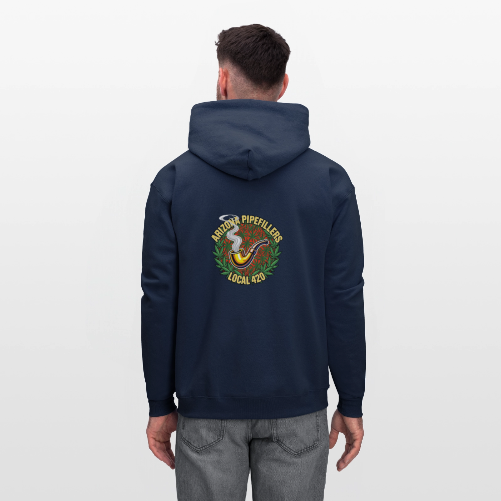 ARIZONA PIPEFILLERS LOCAL 420 F/B DESIGN Men's Hoodie - navy