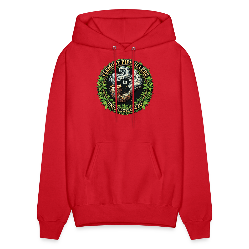 VERMONT PIPEFILLERS LOCAL 420 Men's Hoodie - red