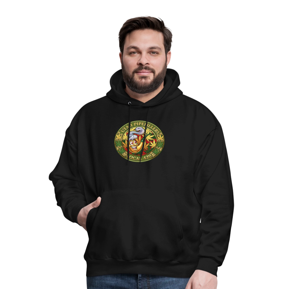UTAH PIPEFILLERS LOCAL 420 Men's Hoodie - black