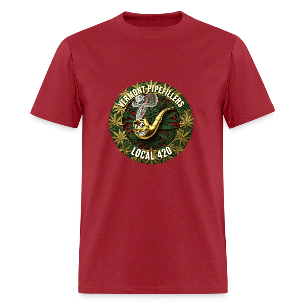 VERMONT PIPEFILLERS LOCAL 420 Men's T-Shirt - true red