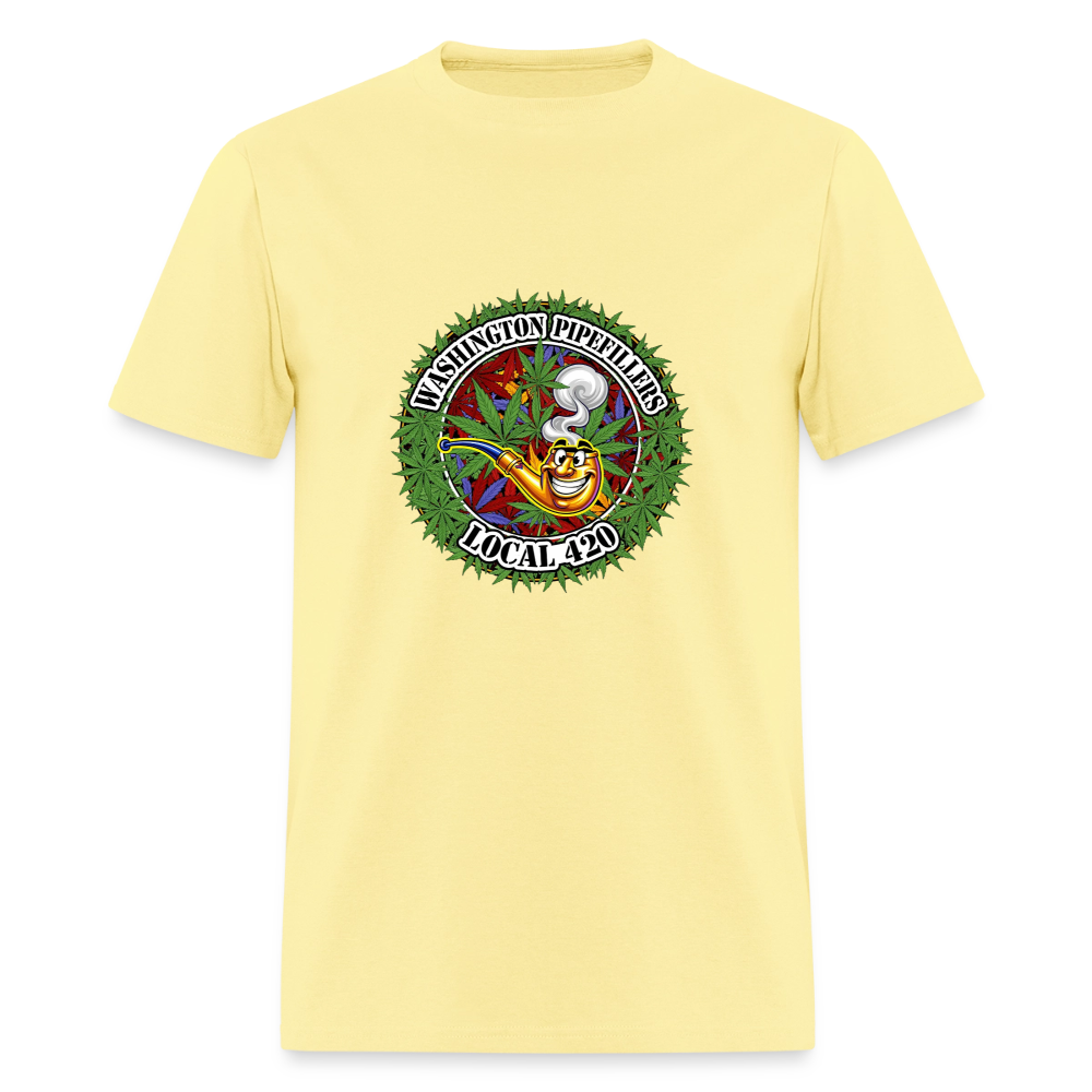 WASHINGTON PIPEFILLERS LOCAL 420 Men's T-Shirt - cornsilk