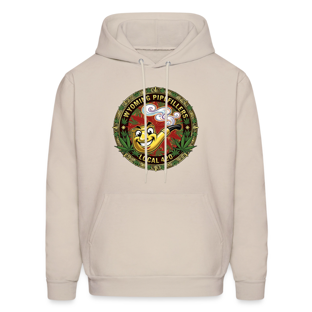 WYOMING PIPEFILLERS LOCAL 420 Men's Hoodie - Sand
