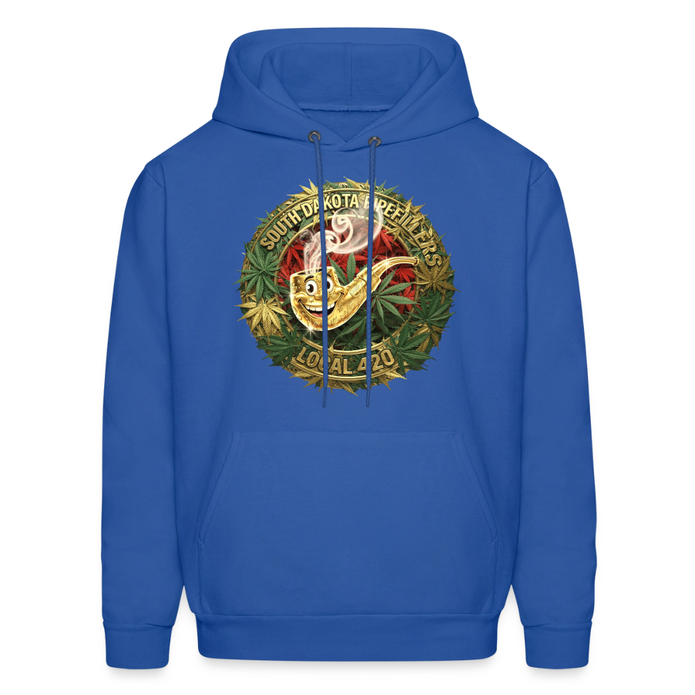 SOUTH DAKOTA PIPEFILLERS LOCAL 420  F/B DESIGN Men's Hoodie - royal blue