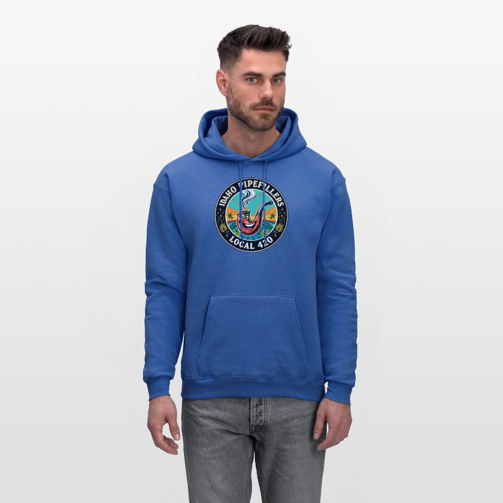 IDAHO PIPEFILLERS LOCAL 420 F/B DESIGN Men's Hoodie - royal blue