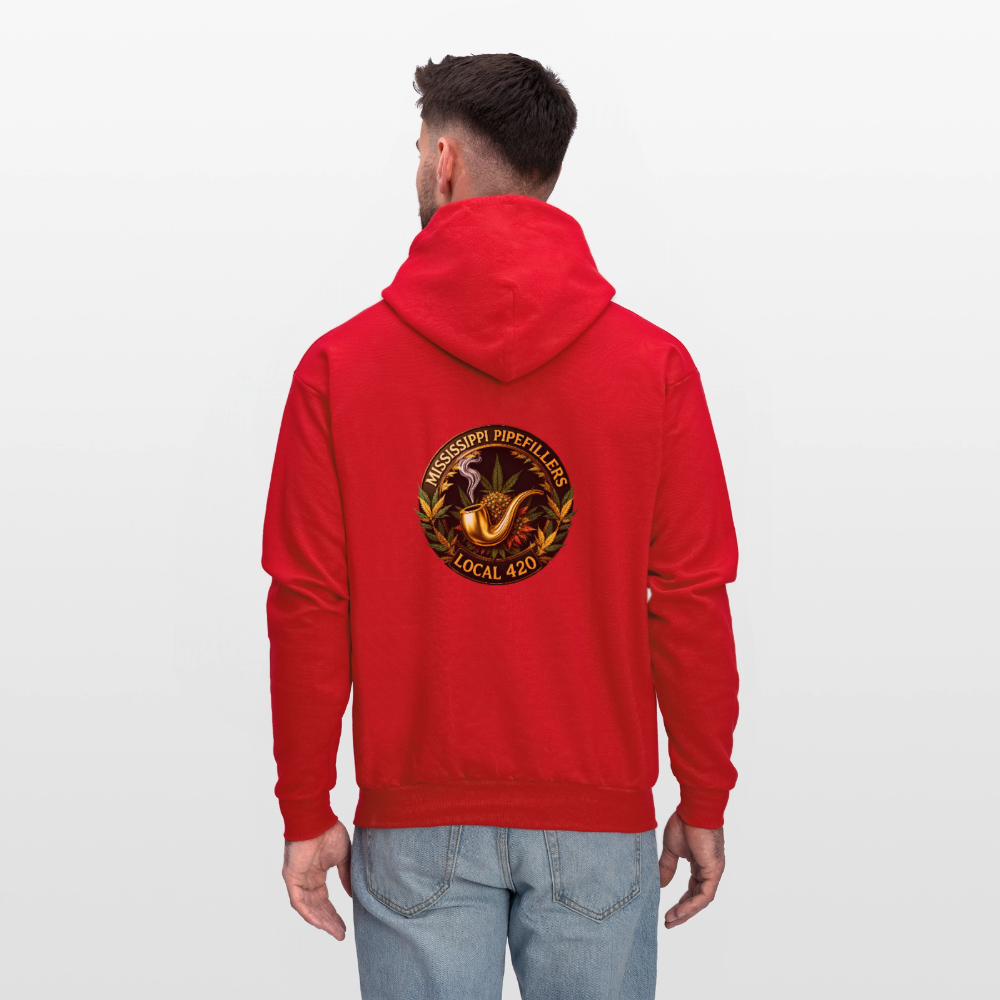 MISSISSIPPI PIPEFILLERS LOCAL 420 Men's Hoodie - red
