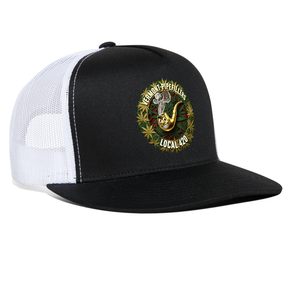 VERMONT PIPEFILLERS LOCAL 420 Trucker Hat - black/white