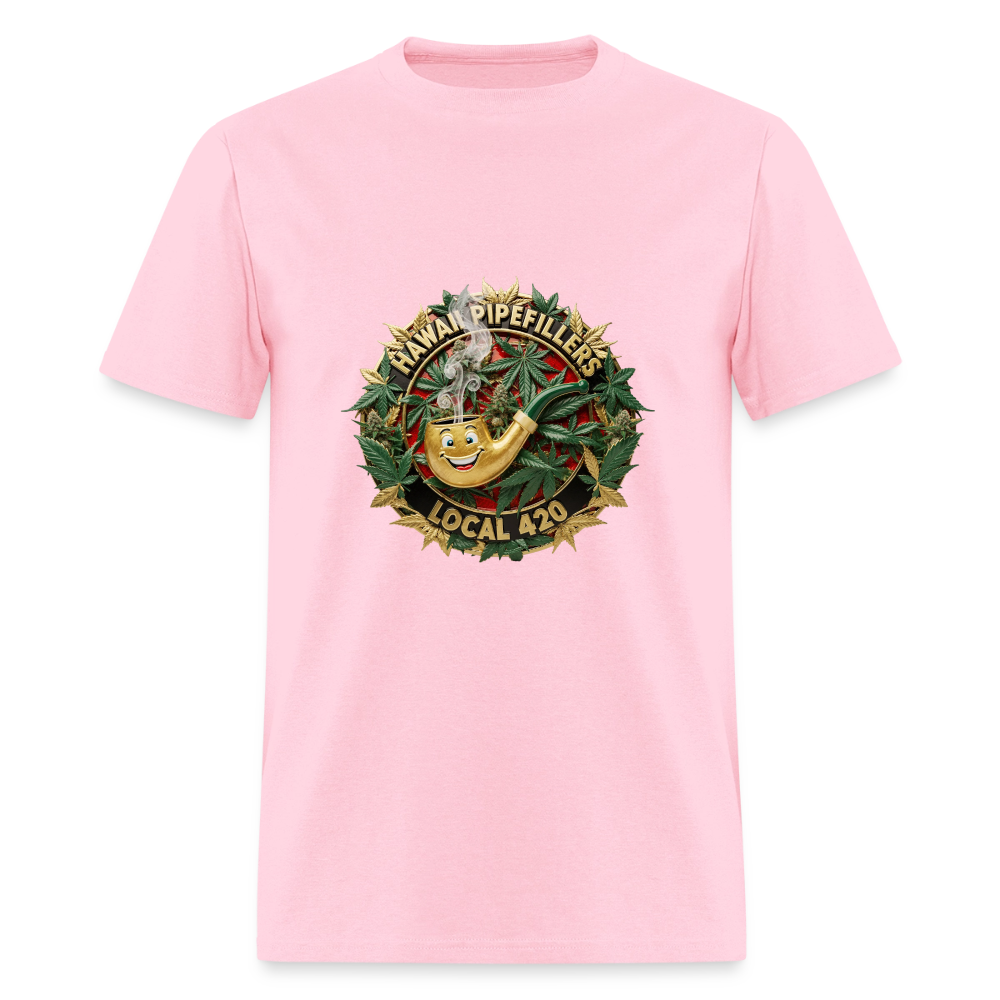 HAWAII PIPEFILLERS LOCAL 420 Men's T-Shirt - pink
