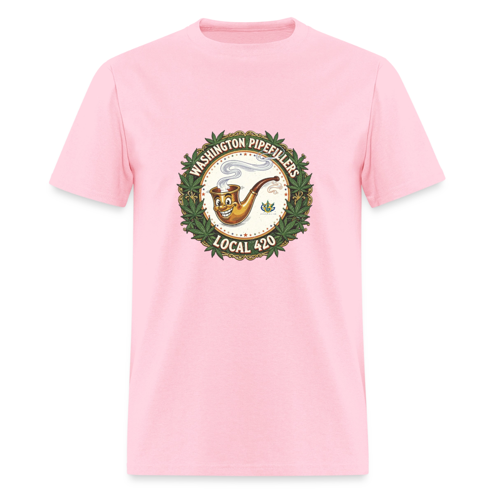 WASHINGTON PIPEFILLERS LOCAL 420 Men's T-Shirt - pink