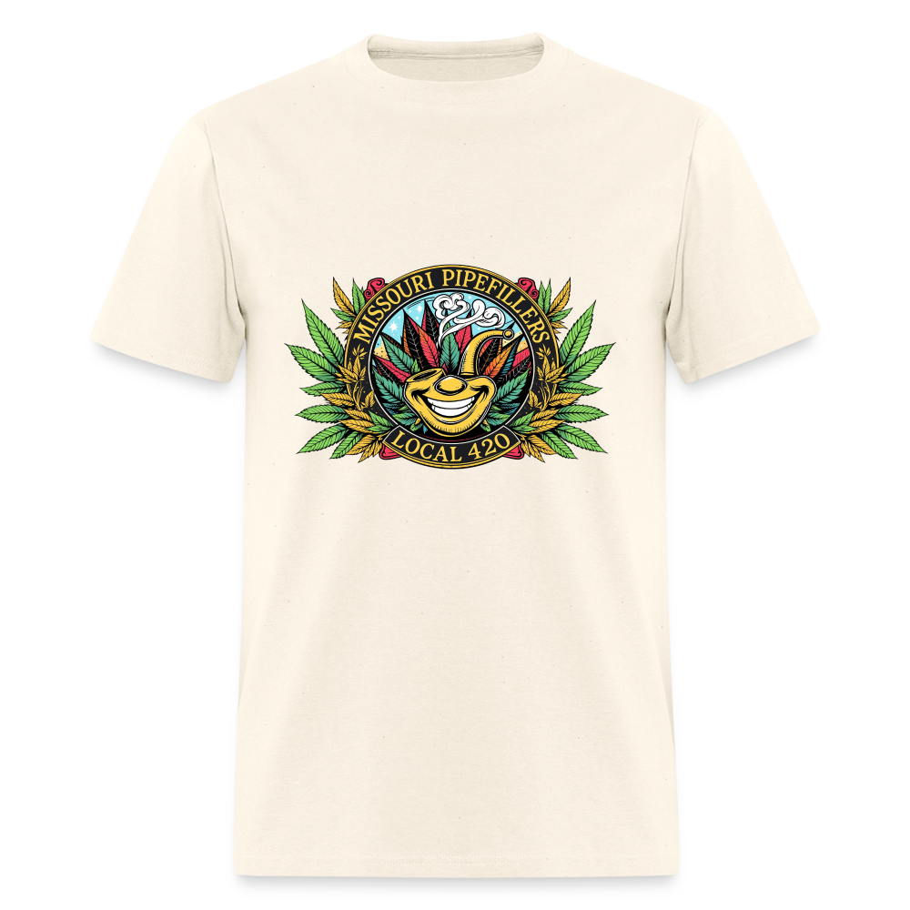 MISSOURI PIPEFILLERS LOCAL 420 Dog Bandana Men's T-Shirt - sweet cream heather
