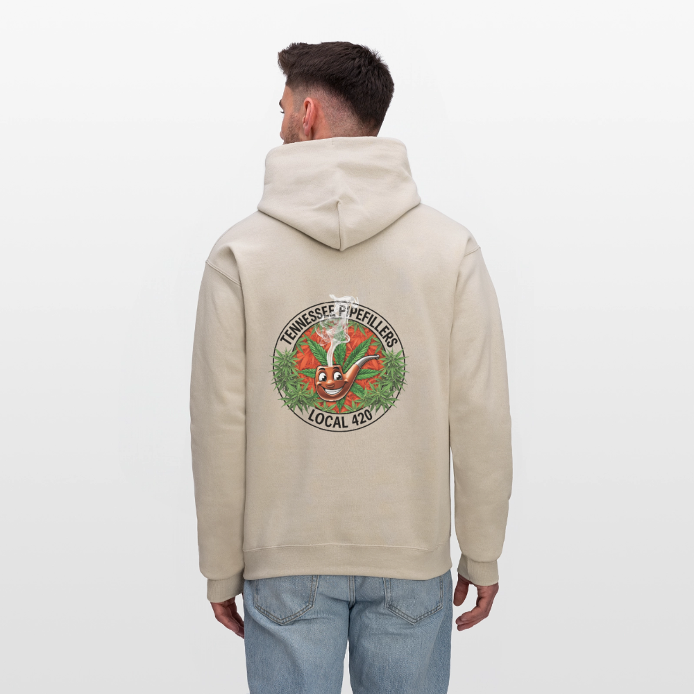TENNESSEE PIPEFILLERS LOCAL 420 Men's Hoodie - Sand