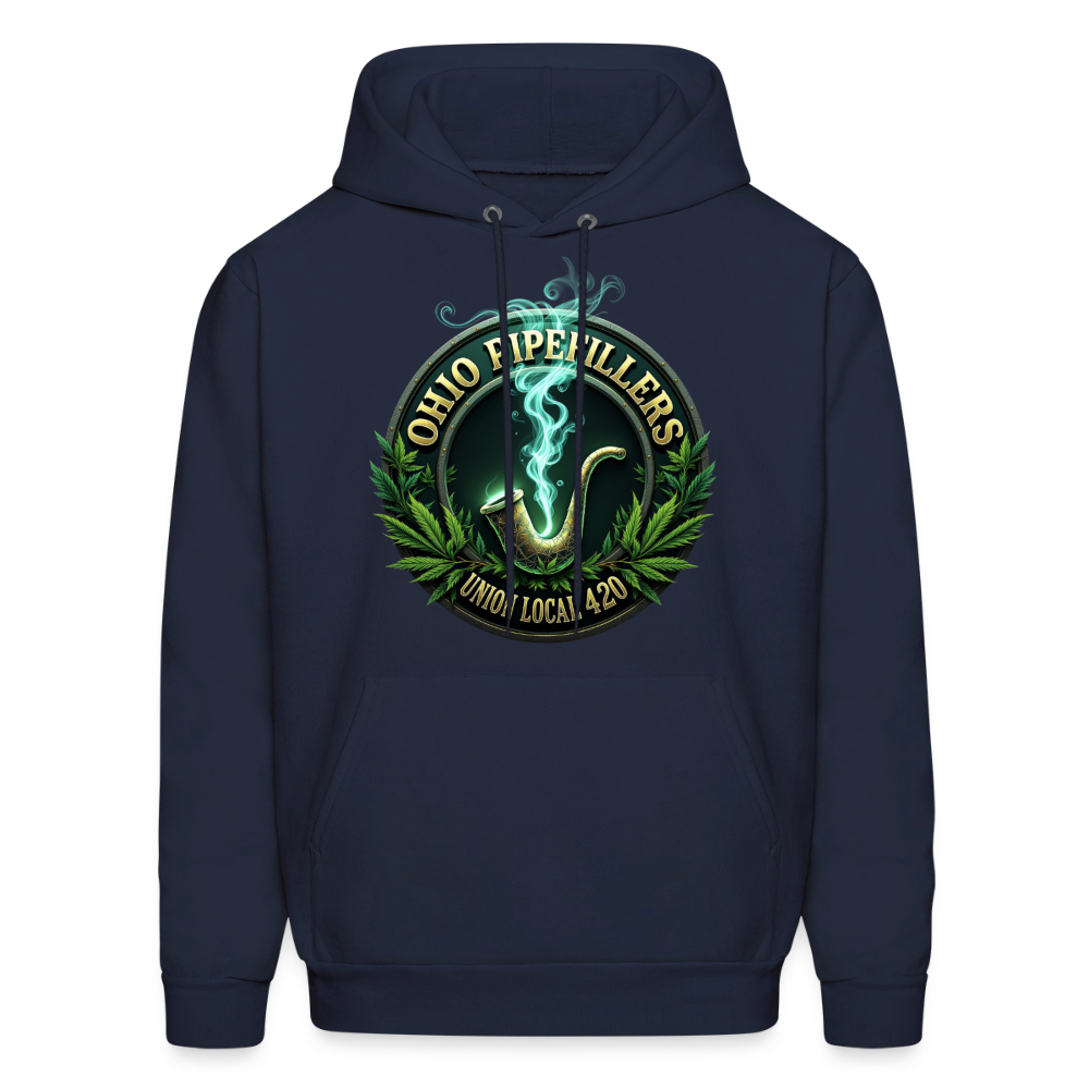 OHIO PIPEFILLERS UNION LOCAL 420 Men's Hoodie - navy