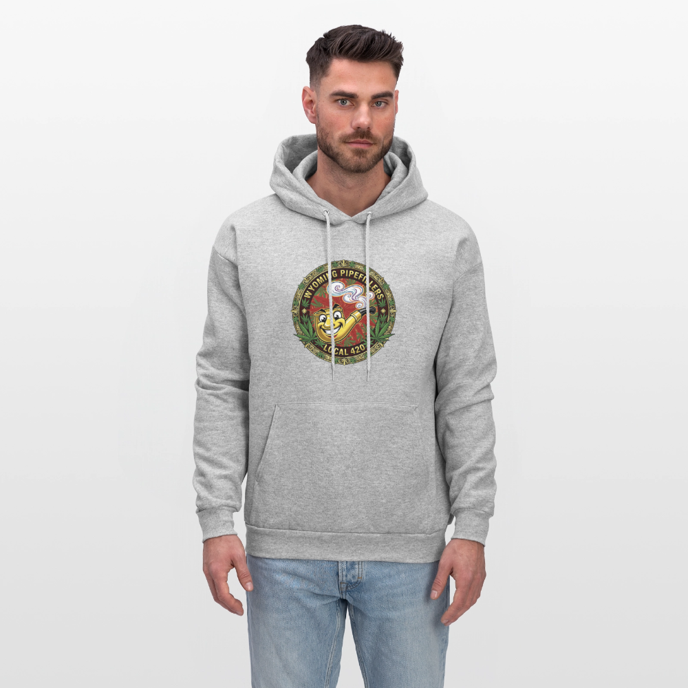 WYOMING PIPEFILLERS LOCAL 420 Men's Hoodie - heather gray