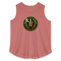 IOWA PIPEFILLERS LOCAL 420 Women's Curvy Relaxed Tank Top - mauve