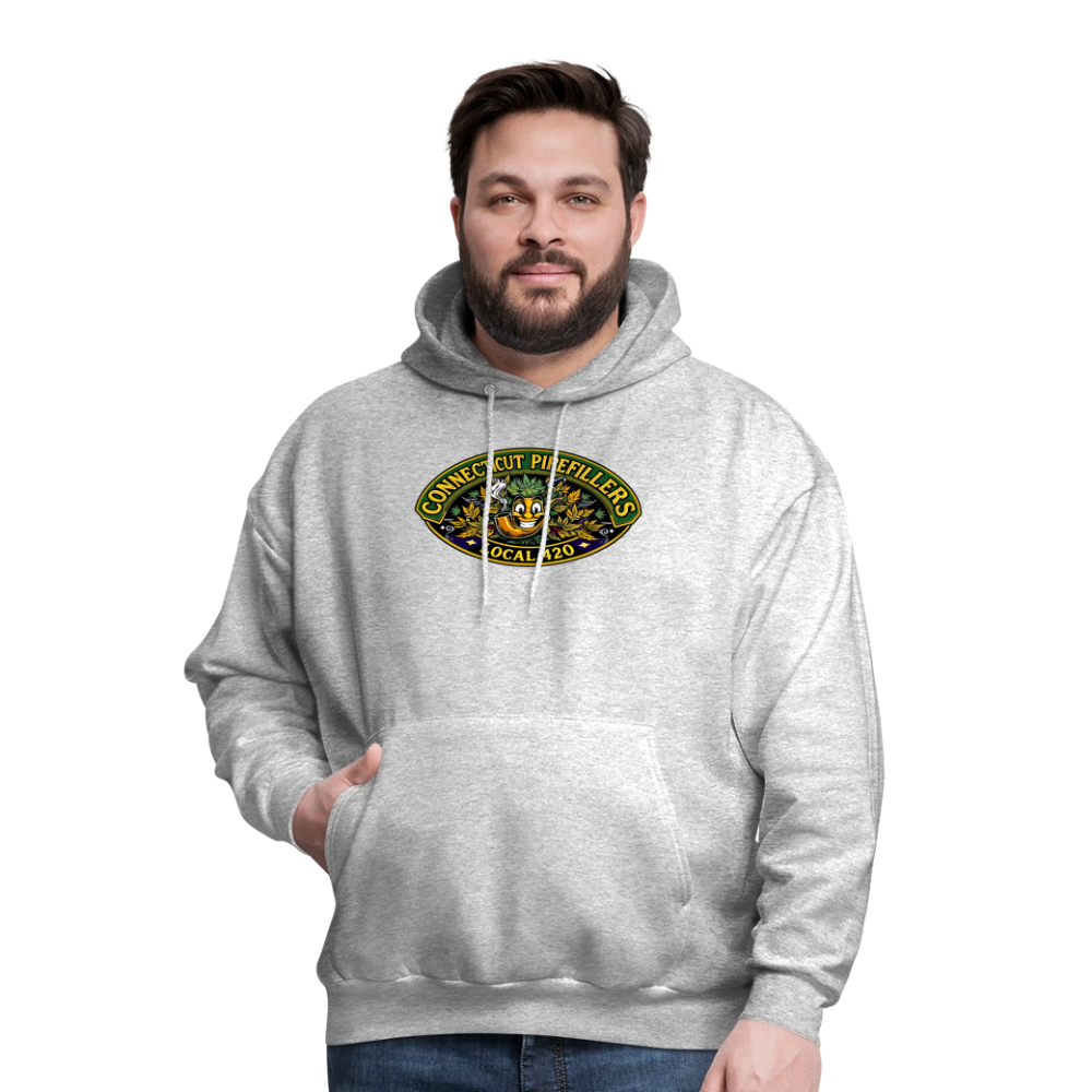 CONNECTICUT PIPEFILLERD LOCAL 420 F/B DESIGN Men's Hoodie - heather gray