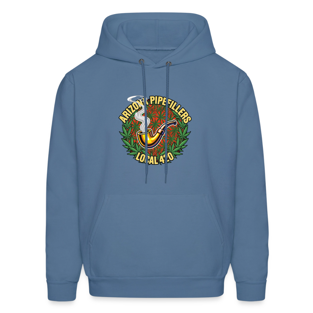 ARIZONA PIPEFILLERS LOCAL 420 F/B DESIGN Men's Hoodie - denim blue