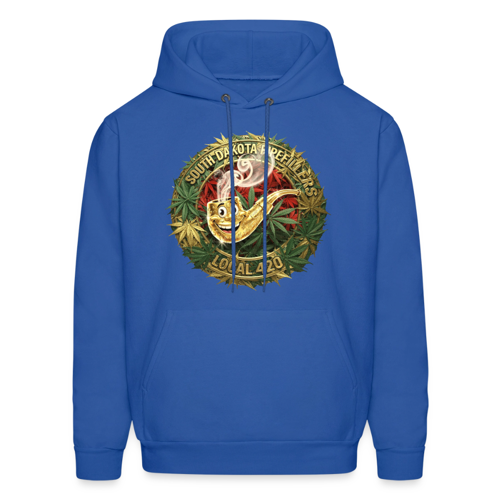 SOUTH DAKOTA PIPEFILLERS LOCAL 420 Men's  Hoodie - royal blue