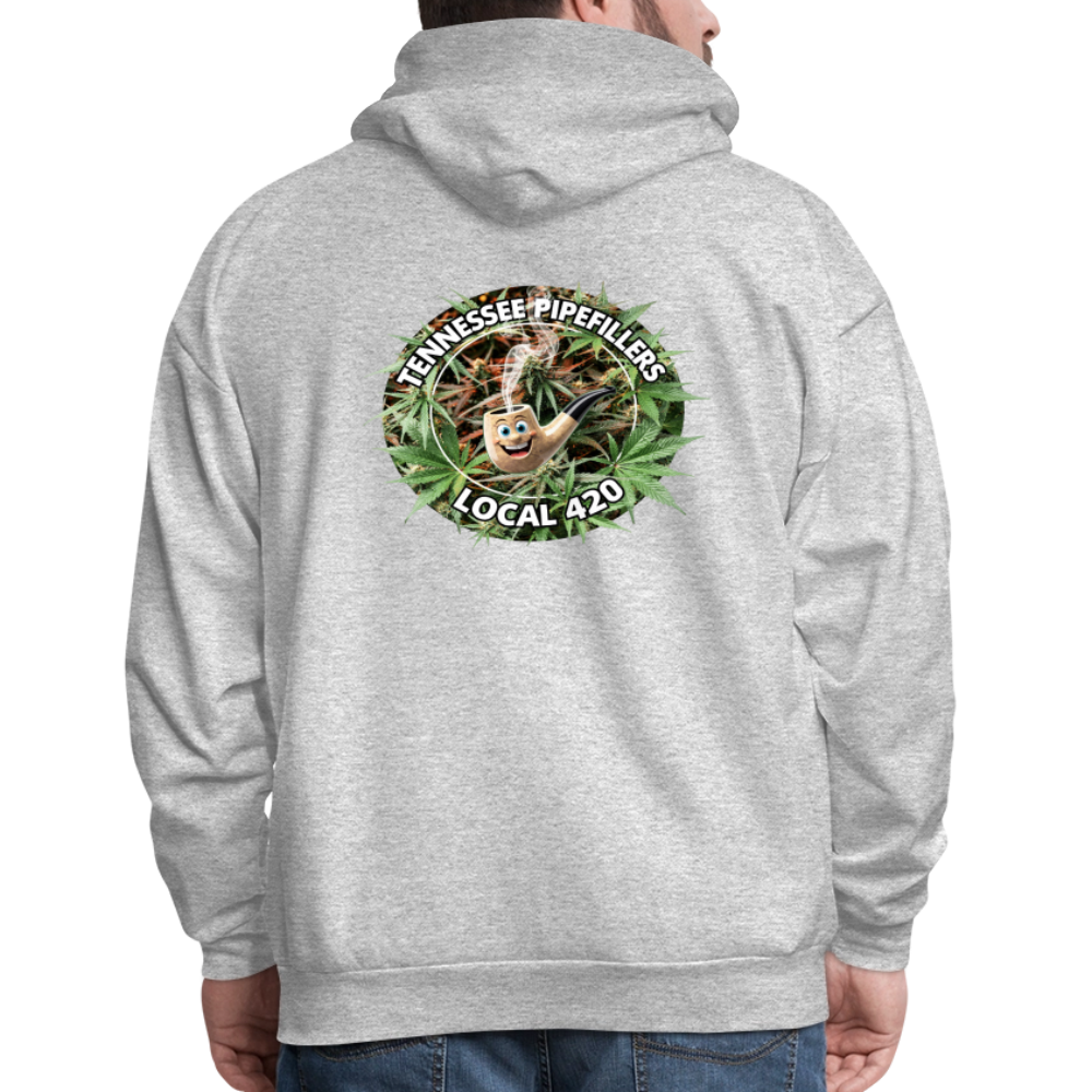 TENNESSEE PIPEFILLERS LOCAL 420 F/B DESIGN Men's  Hoodie - heather gray