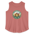 MICHIGAN PIPEFILLERS LOCAL 420 Women's Curvy Relaxed Tank Top - mauve