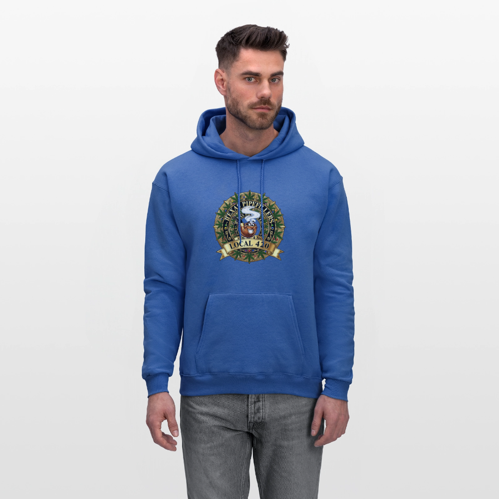 TEXAS PIPEFILLERS LOCAL 420 Men's Hoodie - royal blue