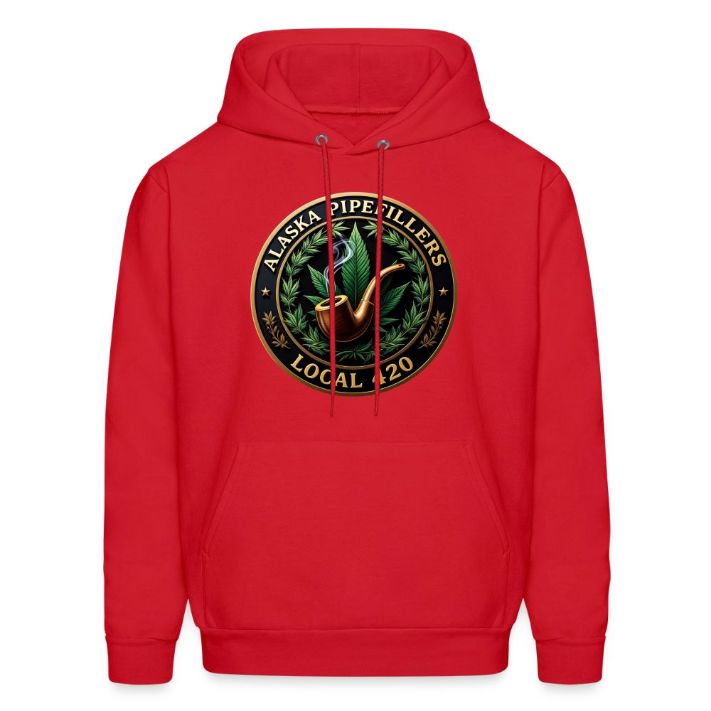ALASKA PIPEFILLERS LOCAL 420 Men's Hoodie - red