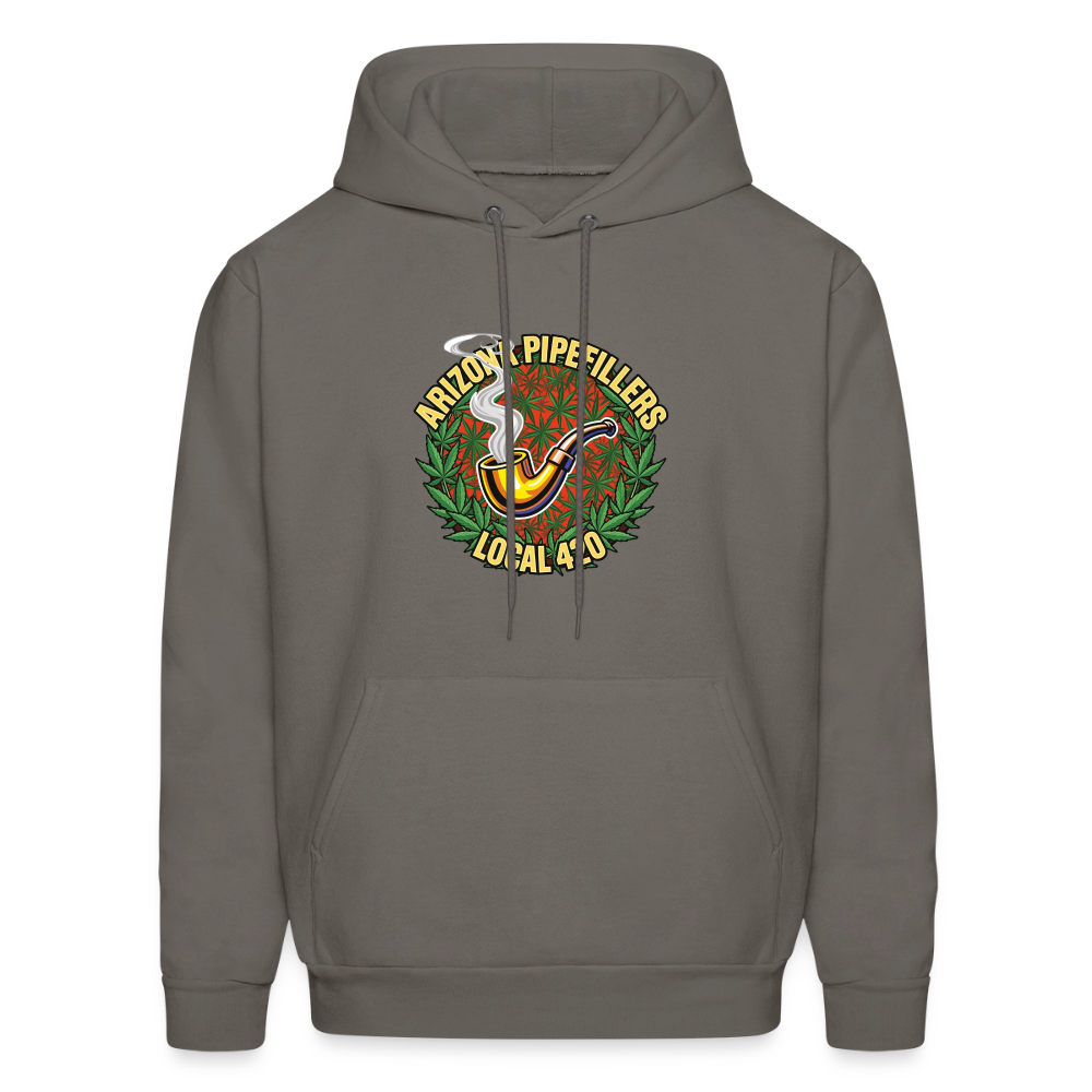 ARIZONA PIPEFILLERS LOCAL 420 F/B DESIGN Men's Hoodie - asphalt gray