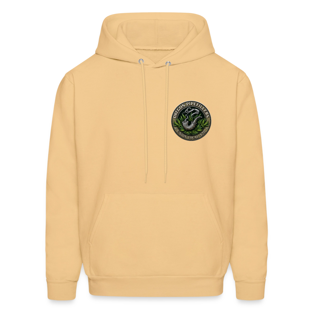 OREGON PIPEFILLERS UNION LOCAL 420 Men's Hoodie - light gold 
