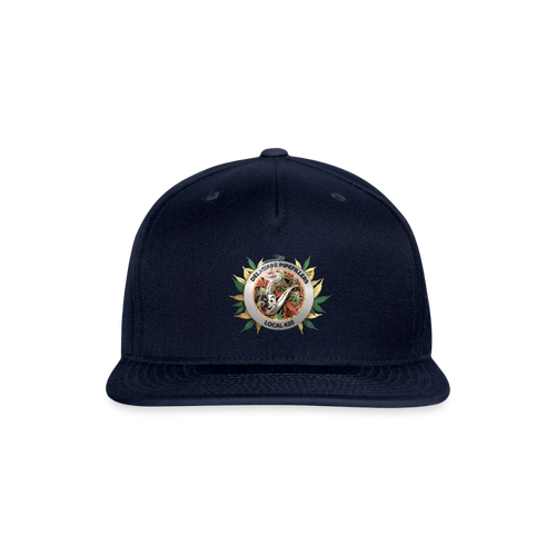 DELAWARE PIPEFILLERS LOCAL 420 Yupong Snapback Baseball Cap - navy