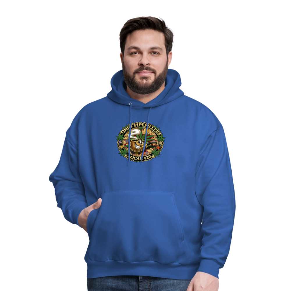 OHIO PIPEFILLERS LOCAL 420 Men's Hoodie - royal blue