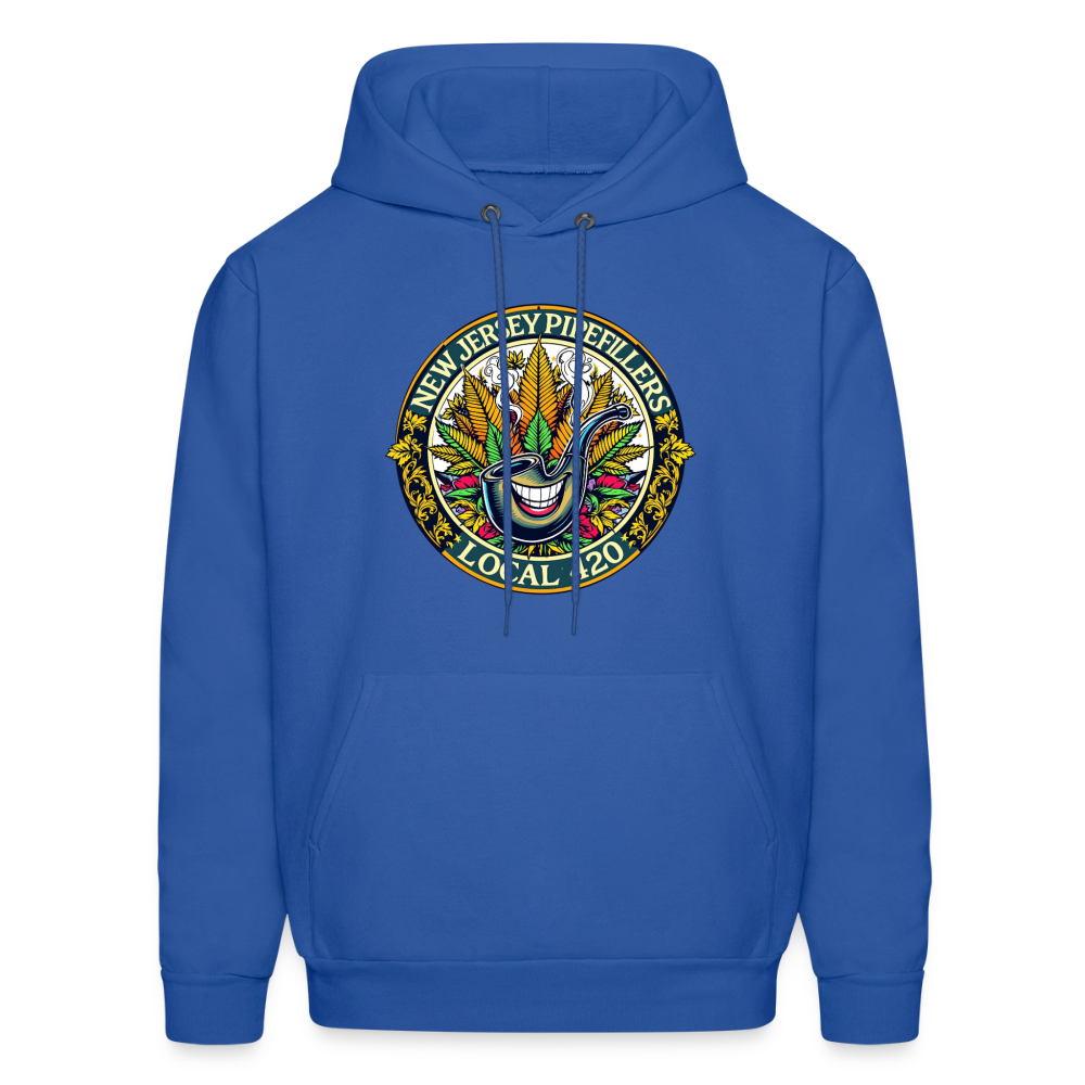 NEW JERSEY PIPEFILLERS LOCAL 420 Men's Hoodie - royal blue