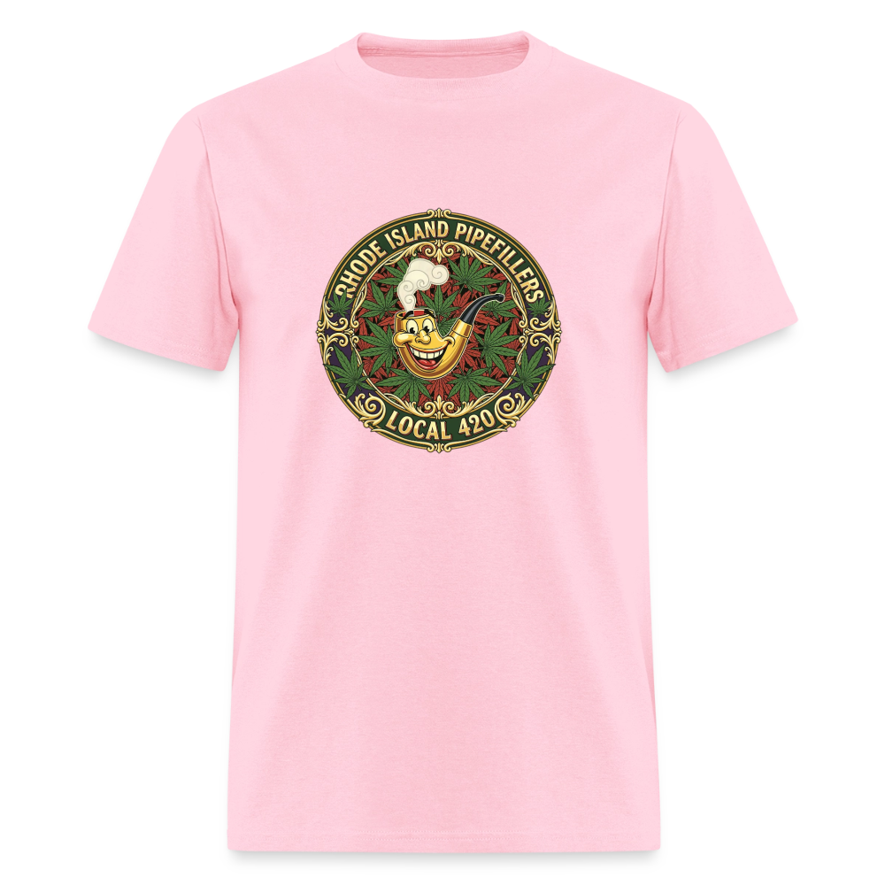 TEXAS PIPEFILLERS LOCAL 420 Men's T-Shirt - pink