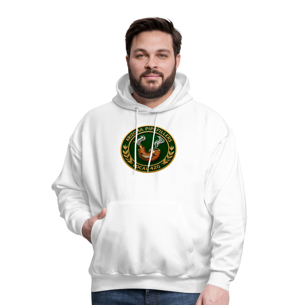 ARIZONIA PIPEFILLERS LOCAL 420 Men's Hoodie - white