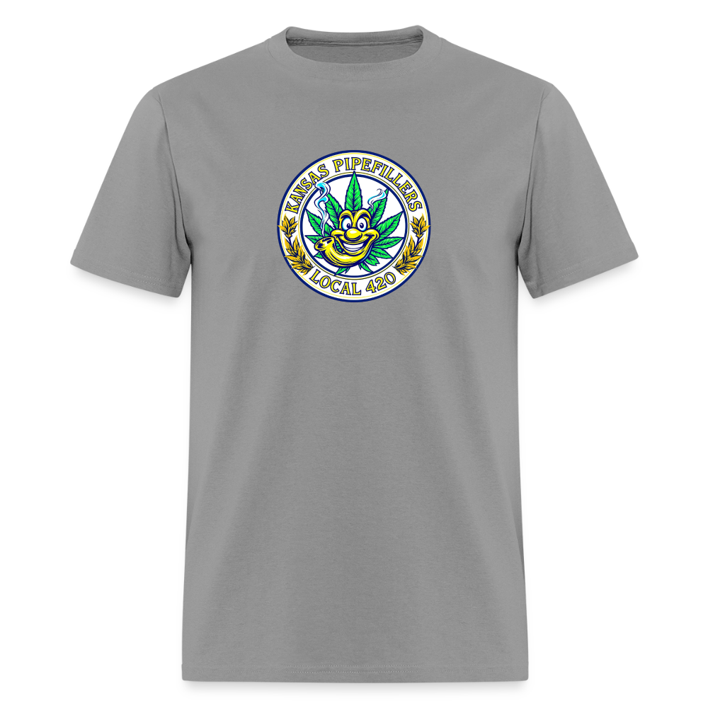 KANSAS PIPEFILLERS LOCAL 420 Men's T-Shirt - rock