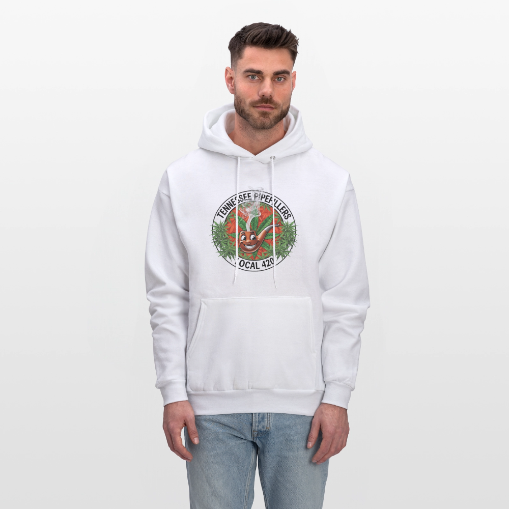TENNESSEE PIPEFILLERS LOCAL 420 Men's Hoodie - white
